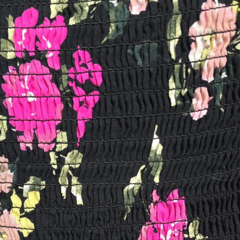 Torrid Floral Challis Smocked Dress - Picture 4 of 8